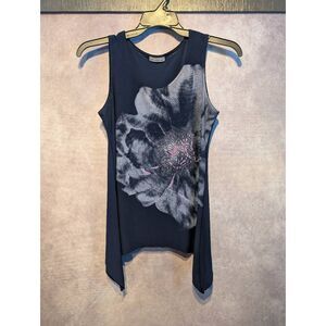 Bleeker & McDougal floral tank top med